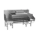 Eagle Group CCS-66-2 66" Blender Station Underbar Ice Bin/Cocktail Station w/Long Recessed Workboard 1 image