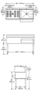 Eagle Group CWS4-18R 48" Drainboard Underbar Ice Bin/Cocktail Station, Right Ice Bin 3 image