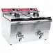 Adcraft DF12L2S Adcraft Fryer, Electric, Countertop, Dual Tank 1 image