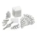 Alpine Industries ADI689-30 Plastic Key Tags, White, Durable Office Organization 1 image