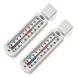 CDN EFG120-X2 Refrigerator/Freezer Thermometer -40 to +120°F 1/2"W x 2-1/4"H ABS Non-Mercuric Pack 1 image
