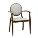 G & A 2744-AL GR9 Elio Banquet Armchair, Stacks 4 High, Upholstered Round Back, Grade 9 UPH, 18 Gauge Steel 1 image