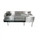 Glastender MXS72-CP10 72" Sink Combo Underbar Ice Bin/Cocktail Station w/ 10 Circuit - Center 1 image