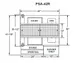 Glastender PSA-42R 42" Pass-Thru Combo Underbar Ice Bin/Cocktail Station w/ Overshelf - Right 3 image