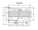 Glastender PSA-54R 54" Pass-Thru Combo Underbar Ice Bin/Cocktail Station w/ Overshelf - Right 3 image