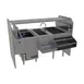 Glastender PSC-66L 66" Pass-Thru Combo Underbar Ice Bin/Cocktail Station w/ Overshelf & Glasswasher 1 image