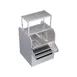 Krowne KRPT-36LP-10 36" Pass-Thru Combo Underbar Ice Bin/Cocktail Station w/ 10 Circuit - Left 1 image