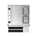 Krowne KRPT-36LP-10 36" Pass-Thru Combo Underbar Ice Bin/Cocktail Station w/ 10 Circuit - Left 3 image