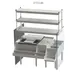 Perlick PTS42R-LF 54" Pass-Thru Combo Underbar Ice Bin/Cocktail Station w/ 8 Circuit - 95 lbs / Left 3 image