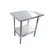 Sapphire Manufacturing SMTE-3024G 24" Open Base Work Table, Galvanized Base / Flat Top 1 image