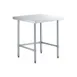 Sapphire Manufacturing SMTEO-1824G 24" Open Base Work Table, Galvanized Base / Flat Top 1 image