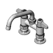 T&S Brass 5F-4DLS06 Equip Base Faucet, Swivel, 4", Deck Mount, 6" Swing Nozzle 1 image