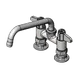 T&S Brass 5F-4DLX08 Equip Faucet, 4", Deck Mount, 8" Swivel Nozzle 1 image