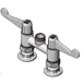 T&S Brass 5F-4DWX00 Equip Faucet, Swivel, 4", Deck Mount, Less Nozzle 1 image