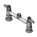 T&S Brass 5F-8DLS00 Equip Faucet, Swivel, 8", Deck Mount, Less Nozzle 1 image