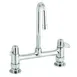 T&S Brass 5F-8DLS03 Equip Faucet, Rigid, 8", Deck Mount, 3" Rigid Gooseneck 1 image
