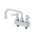 T&S Brass B-1100 Faucet Workboard, 6" Swing Nozzle, Deck Mounted, Bronze Body 1 image