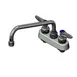 T&S Brass B-1112-CR Workboard Faucet, Deck Mount, 4" Centers 1 image
