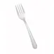 Winco 0002-06 Windsor Salad Fork, 6-1/4" 18/0 Stainless Steel, Vibro Finish - 1 Dozen 1 image