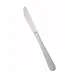 Winco 0010-08 Dinner Knife 8-1/8" Length Mirror Finish 18/0 Stainless Steel Lisa Pattern - 1 Dozen 1 image