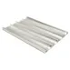 Winco ABPN-4 Aluminum Perforated Four Slot Baguette Pan 1 image