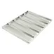 Winco ABPN-5H 5 Slot Aluminum Perforated Non-Stick Baguette Pan 1 image