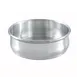 Winco ALDP-48 Aluminum 48 Oz. Stackable Dough Retarding Proofing Pan 1 image