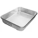 Winco ALRP-1824 Aluminum Double Roast Pan with Straps and Handles (Top) - 24" x 18" x 4 1/2" 1 image