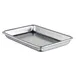 Winco ALXP-0609 6-1/2" x 9-1/2" Heavy-Duty 1/8 Size Open Bead Aluminum Sheet Pan, 16 Gauge 1 image