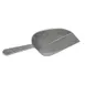Winco ASFB-24 One Piece Flat Bottom Aluminum Scoop - 24 oz. (hand wash only)  1 image