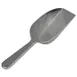 Winco ASFB-4 One Piece Flat Bottom Aluminum Scoop - 4 oz. (hand wash only)  1 image