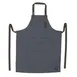 Winco BA-3327B Blue Bib Apron, 33.5" L x 27" W, 65/35 Poly-Cotton, 8 Waist Pockets + 1 Pen Pocket, Neck Strap, Washable 1 image