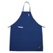 Winco BA-PBL - Blue Bib Apron, Full-Length 33" x 26", 2 Pockets, 65/35 Poly‑Cotton, Machine Washable, Chef Style 1 image