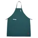 Winco BA-PGN Green Bib Apron – 33" x 26", Full Length, 2 Pocket, 65/35 Poly‑Cotton Blend, Chef Style for Restaurants 1 image
