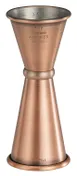 Winco After 5 BAJ-8AC Double Jigger w/ Inner Marking Lines, 1x1-1/2 oz 1 image