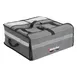 Winco BGPZ-1909 Medium 19" x 19" x 9" Gray Insulated Polyester WinGo Premium Pizza Bag 1 image