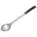 Winco BHSN-11 11" Stainless Steel Slotted Basting Spoon with Plastic Handle 1 image