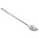 Winco BSSN-18 18" Stainless Steel Slotted Basting Spoon, One-Piece 1 image