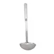 Winco BW-DL 4 oz Stainless Steel Deep Serving Ladle w/ Hollow Handle 1 image