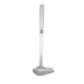 Winco BW-SP1 11 1/2" Stainless Steel 1-Piece 1 oz. Serving Spout Ladle w/ Hollow Handle 1 image