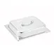 Winco C-DCH Dome Cover, 1/2 Size, with Handle, Stainless Steel 1 image