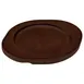 Winco CASM-6RUL Round 8 1/4" Wood Underliner with Dual Contoured Handles For CASM-6R  1 image