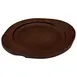 Winco CAST-6UL Round Wood Underliner with Dual Contoured Handles for CAST-6  1 image