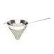 Winco CCB-8 8" Bouillon Strainer, Extra Fine Mesh, Hollow Handle 1 image