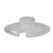 Winco CJ-PC Plastic Notched Cover for CJ-7P & CJ-7G, 3" Dia x 1" H, slotted, clear - 1 Dozen 1 image