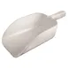 Winco CR-835W-N Bar Maid, 82Oz Scoop (White), Flat Bowl, Hook Handle 1 image