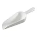 Winco CR-846W Bar Maid, 6Oz Scoop (White), Round Bowl, Hole Handle, Polyethylene 1 image