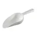 Winco CR-854W Bar Maid, 4Oz Scoop (White), Round Bowl, Hole Handle, Polyethylene 1 image