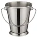 Winco DDSA-106S 3 3/4" x 3 3/4" Stainless Steel Mini Pail with Handle 1 image