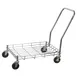 Winco DWR-2617 Wire Construction Dough Box Dolly with Handle 1 image
